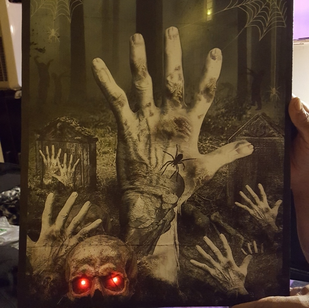 Light up Halloween picture with sounds